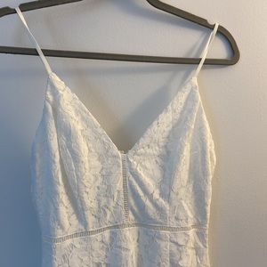 ASTR the Label Lattice Inser Lace Dress